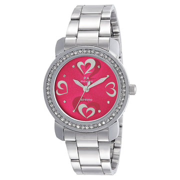Maxima ATTIVO Women Pink Dial Analogue Watch - O-56181CMLI